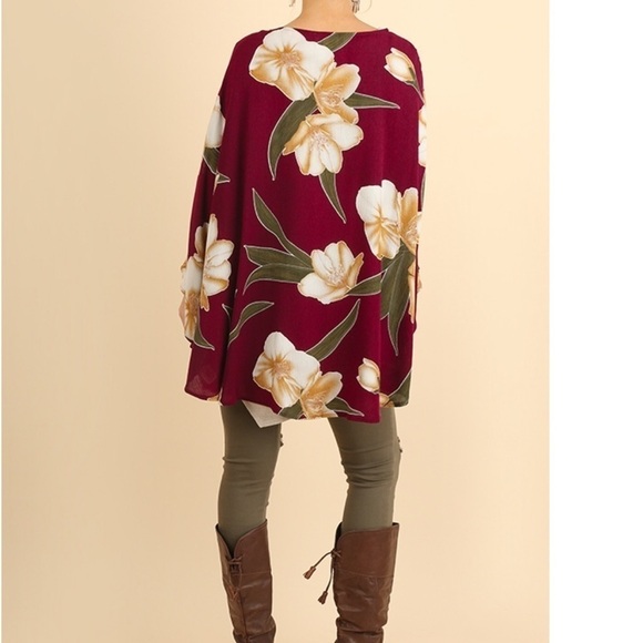 Floral kimono style wrap - Picture 4 of 4